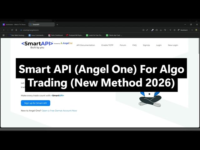 Smart API (Angel One) New Method to generate API for Algo Trading 2026. Static Ip (New Rule)