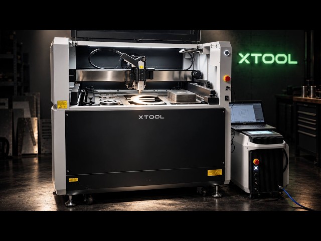 I put this 1200W CNC Laser Cutter to WORK! | xTool MetalFab