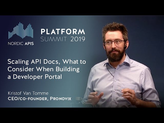 Scaling API Docs, What to Consider When Building a Developer Portal