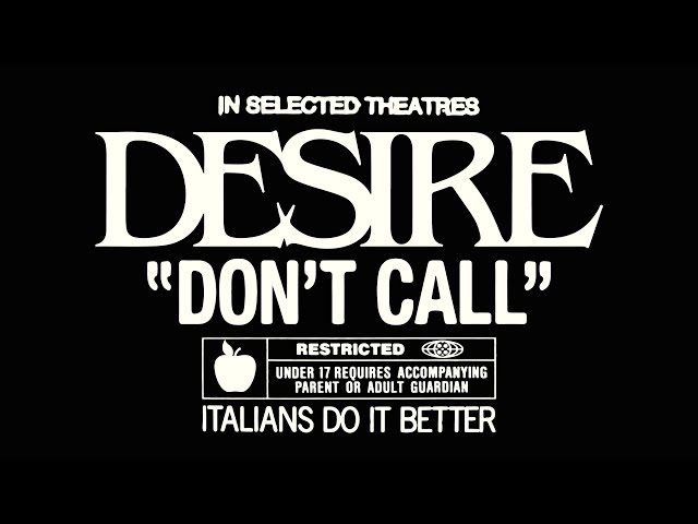 DESIRE "DON'T CALL"