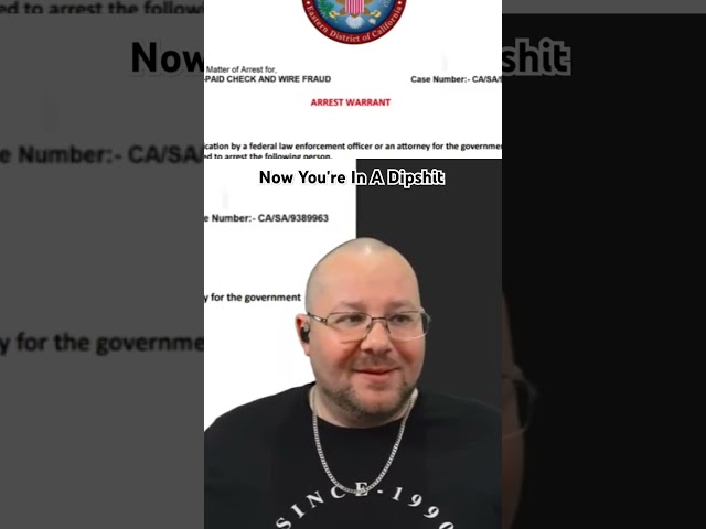 Scammer Issues Me A Fake Arrest Warrant 😂 #scambait #fun #Arrest
