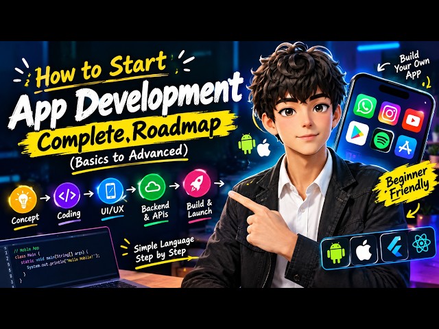 How to Start App Development? Complete Beginner Roadmap | 2026