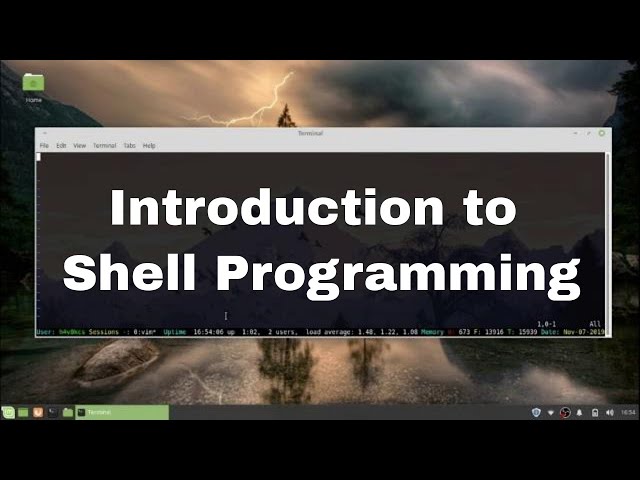 Introduction to Shell Programming