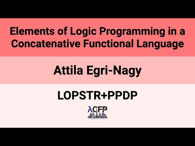 [LOPSTR+PPDP'26] Elements of Logic Programming in a Concatenative Functional Language