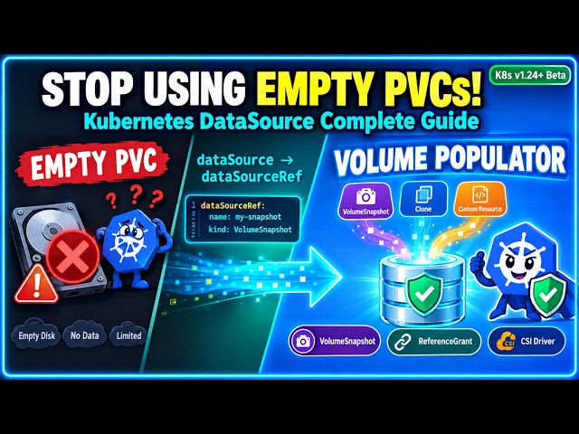 Kubernetes PVC DataSource Explained From Empty Disks to Volume Populators