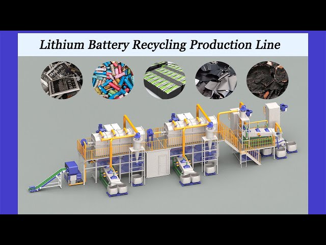 High Performance Lithium Battery Recycling Production Line