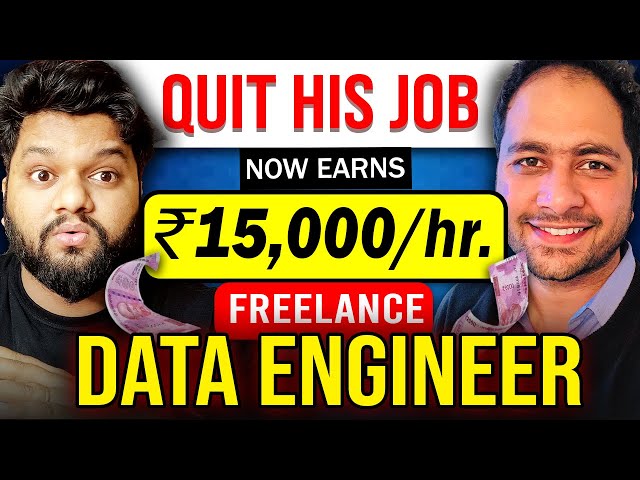 HE IS EARNING 15000/hr as FREELANCE DATA ENGINEER🔥 QUIT FULL-TIME JOB | SHASHANK MISHRA | 2023