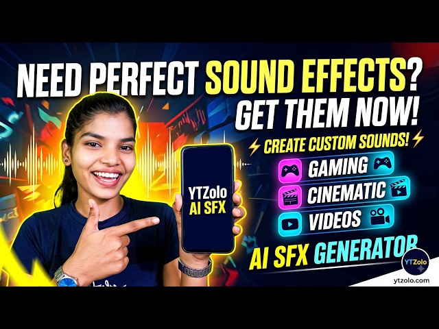 Text to Sound Effect 🤯 | AI SFX Generator #trending #shorts #youtubrshorts #ytzolo #youtubescript
