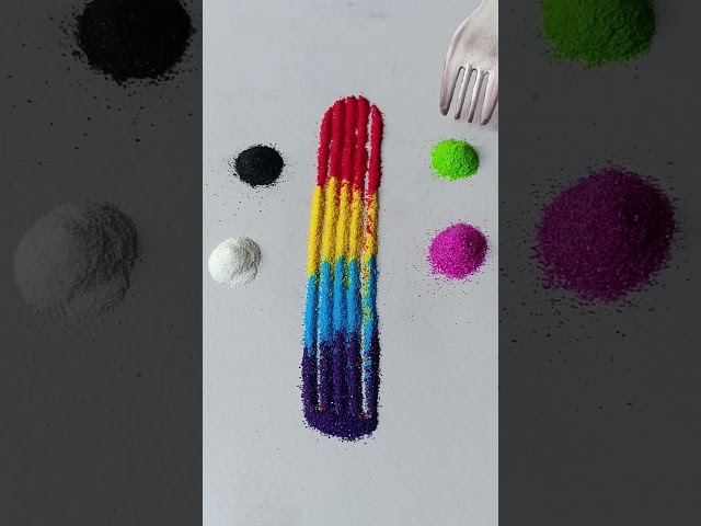 Simple Rangoli, satisfying rangoli, Easy rangoli, ASMR video #asmroli, Tricks and tips, ASMR #ran...