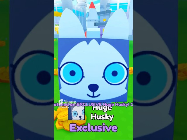 REDEEMING HUGE HUSKY in Pet Simulator X! #shorts #roblox #petsimx