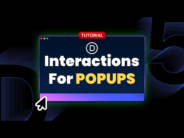 How To Build A Pop-Up With Divi 5’s Interactions (Free Download)