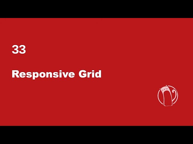 Web Development Basics #33 - Responsive Grid