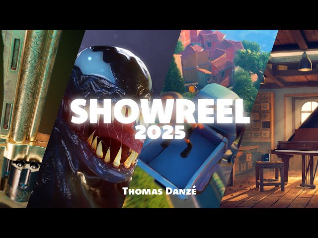 SHOWREEL 2025 | Environment, Modeling, Texturing, Compositing | Thomas Danzé