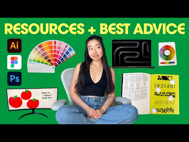 how to be a graphic designer in 2026 (free resources & my best advice)