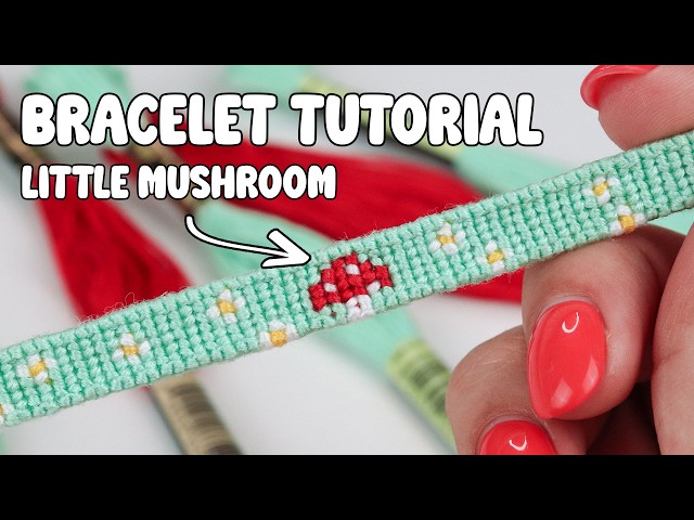 Mushroom Alpha Bracelet Tutorial - Perfect for Autumn!
