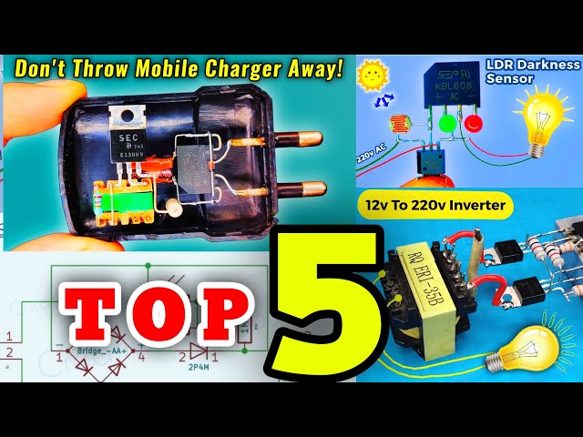 Top 5 Electronics Projects with Old Scrap