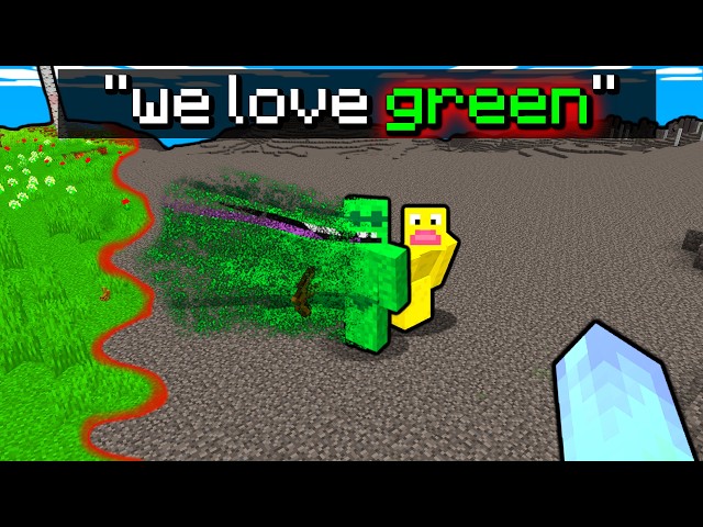Minecraft, But If We Say ANY COLOR it Disappears...