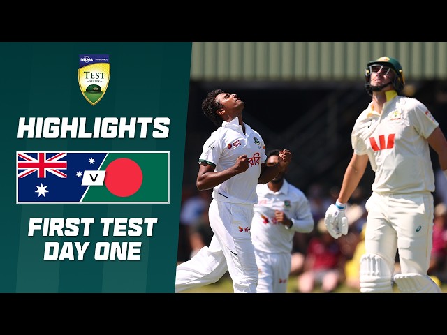 Australia v Bangladesh | First Test | Day One