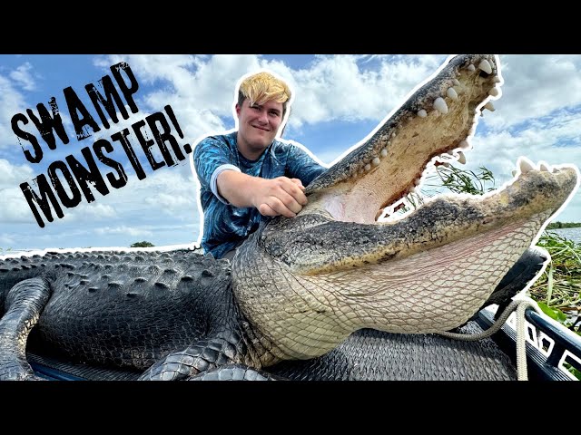 SWAMP MONSTER CAPTURED! (Catching GIANT ALLIGATORS In A HURRICANE!)