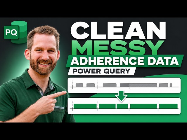 Power Query - Cleaning Messy Adherence Data
