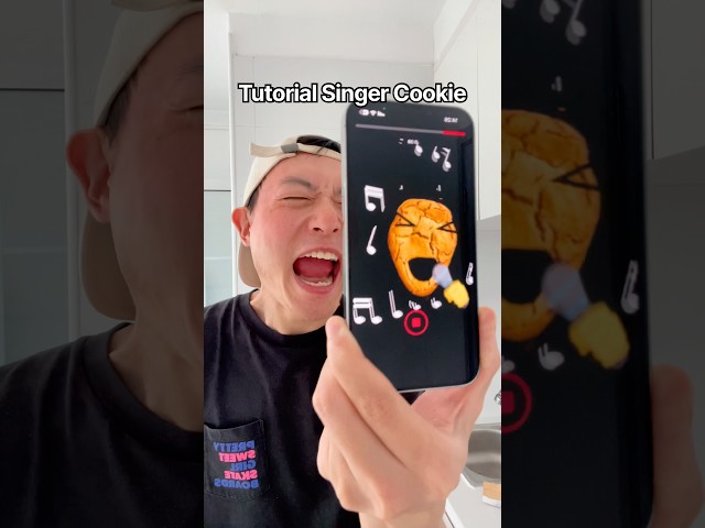 Tutorial Singer Cookie 🍪🎤😎 #funny #shorts #fyp #trending #viral