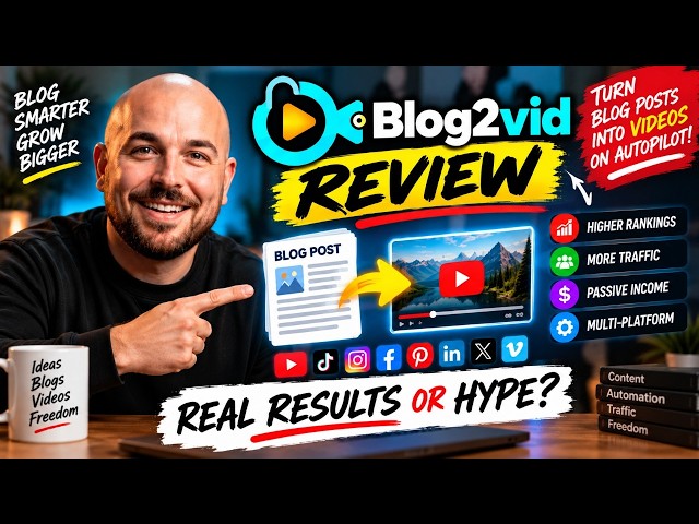 Blog2Vid Review: Real Sample Videos & Results 🔴 Blog2Vid Review + Demo + BONUS