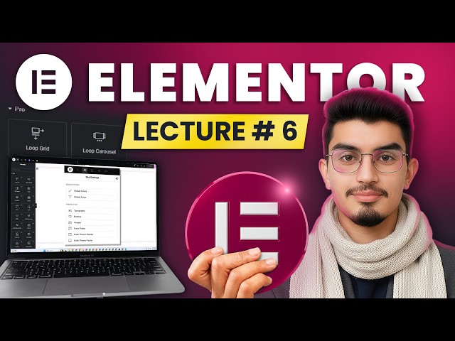 How to Set Global Colors & Fonts in Elementor | Full Course #Part6 | ALi Developer Studio