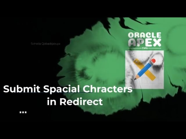 How to Pass Special Characters Like Colon and Semicolon Between Pages in Oracle APEX