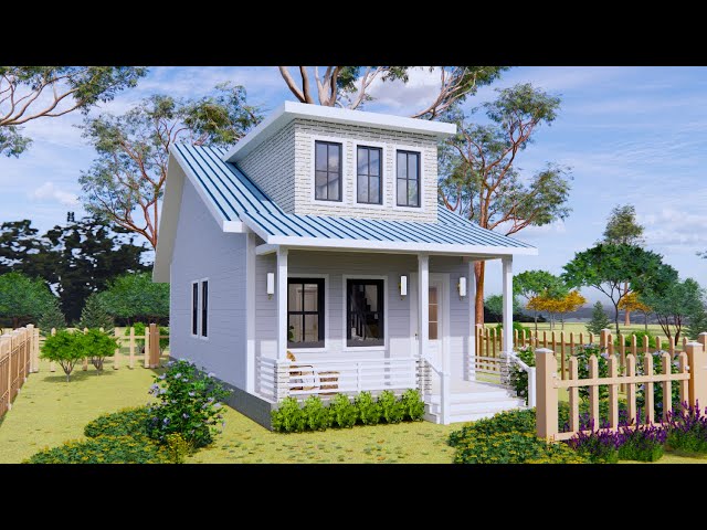 5 x 10m (16x33ft) - Charming Small House Cottage With 2 Bedroom | Exploring Tiny House