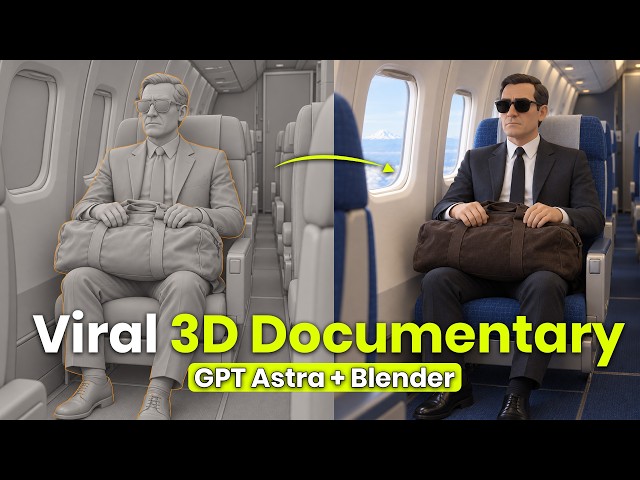 I Made a 3D Documentary with ChatGPT Astra + Blender (No Experience)