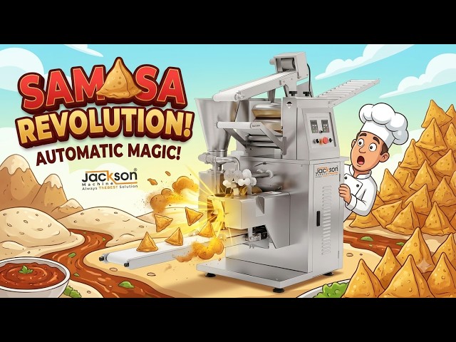 Automatic Samosa Machine Full Setup | Complete Production Solution! ⚙️🔥
