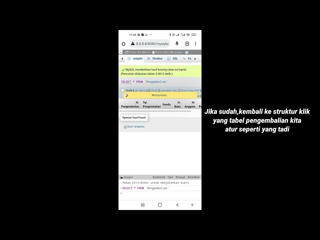 Cara Merelasikan tabel Database Phpmyadmin diaplikasi Awebserver