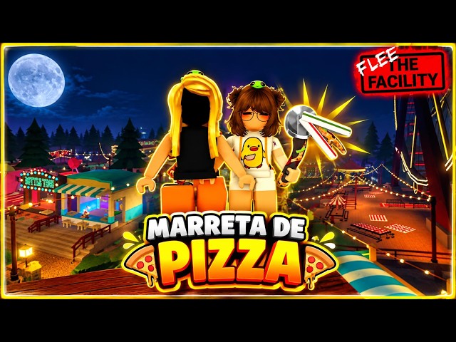 TESTANDO A MARRETA DE PIZZA!  Roblox Flee The Facility