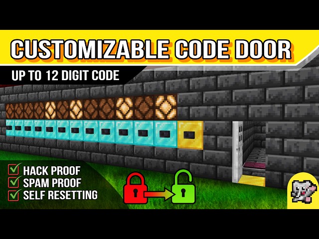 Custom Code Door for Minecraft Bedrock