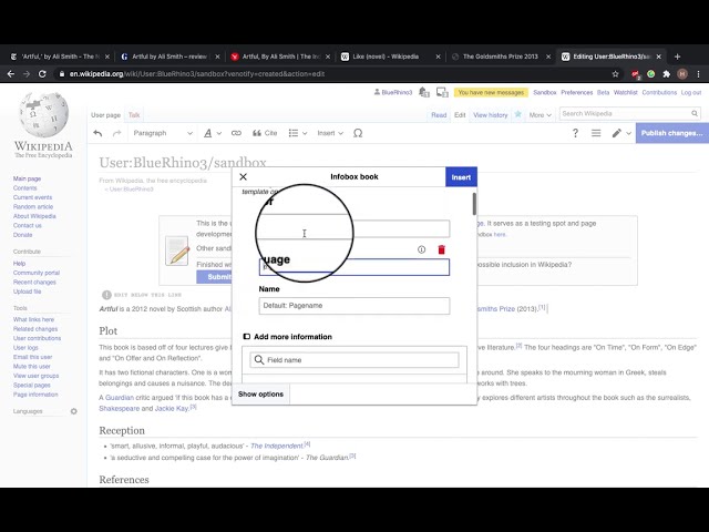 How to make your own article on Wikipedia.