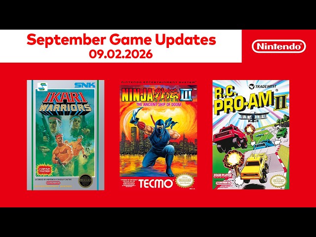NES Classics – September 2026 – Games Update