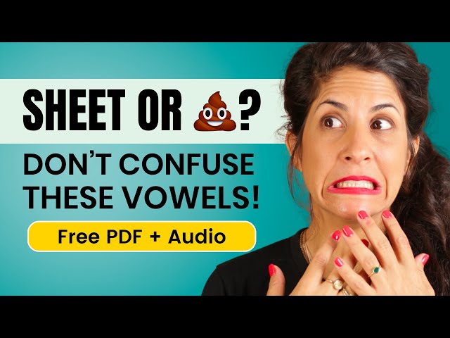 Confusing vowels: sheet vs.💩, beach vs. b*tch 🤭