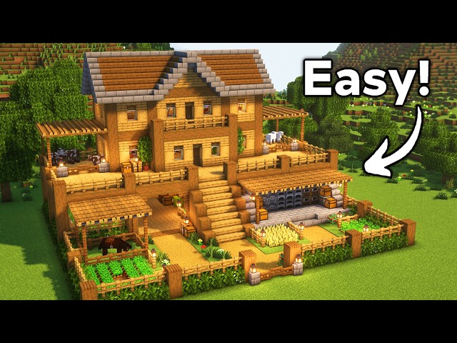 Minecraft: How to Build a Starter Survival Base | Tutorial🏠
