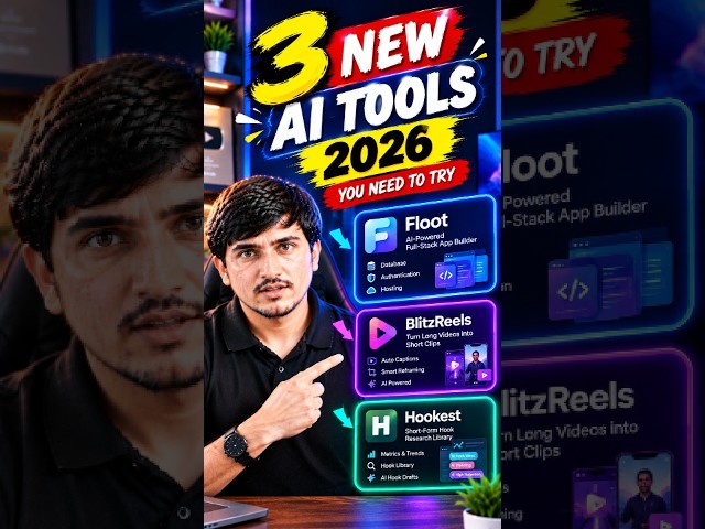 ChatGPT is Dead used These 3 NEW AI Tools You Need to Try in 2026 🤯 | Floot, BlitzReels & Hookest