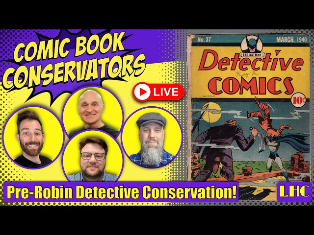 Can This Pre-Robin Detective Comics Be Saved? | Comic Conservation Live