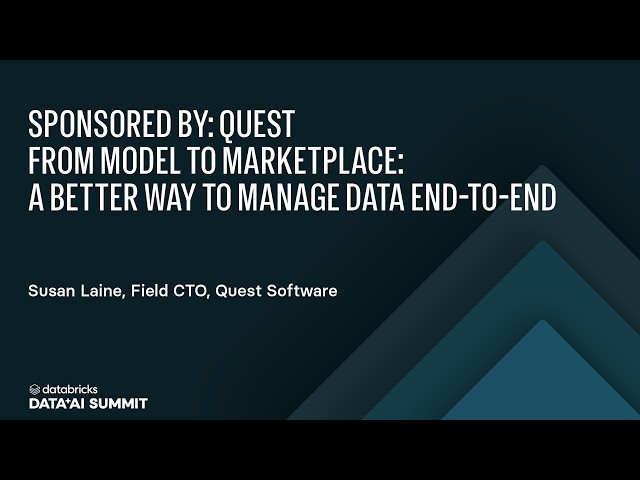 From Data Model to Databricks Marketplace: Quest's Governed Data Product Factory