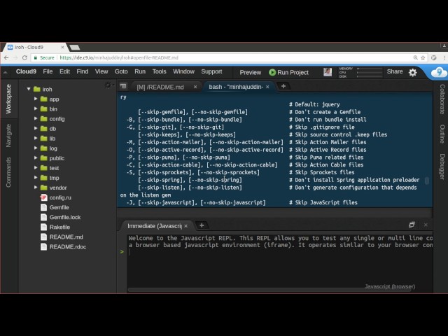 Iroh - A rails application, Setup - Part 01
