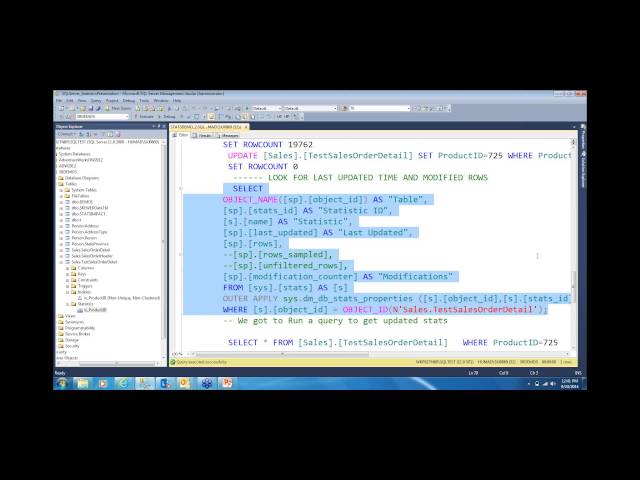 SQL Server Statistics – sponsored by Dell Software