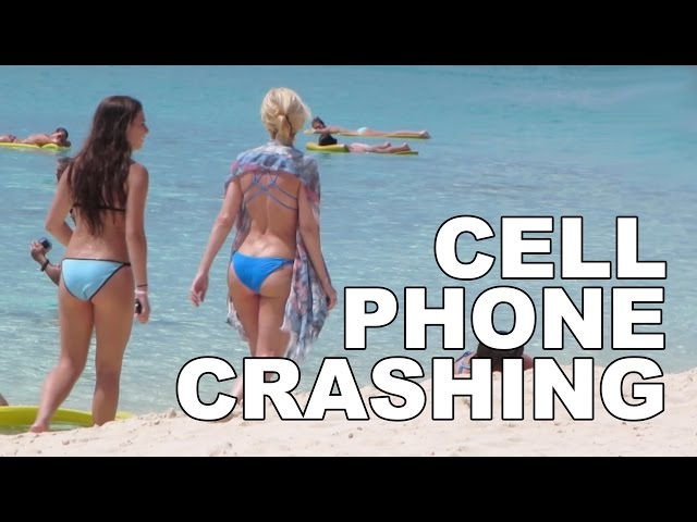 CELL PHONE CRASHING at the CAYMAN ISLANDS!