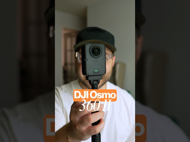 DJI Osmo 360 II is an 8K60 360 Camera!