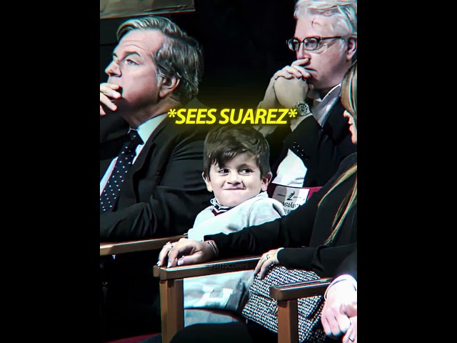 Thiago Messi Playing with Suarez ❤️