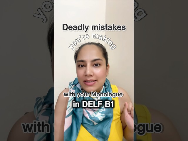 DELF B1 Production Orale| Comment ‘MB’ &I’ll send you the link to grab the DELF B1 Monologues Bundle