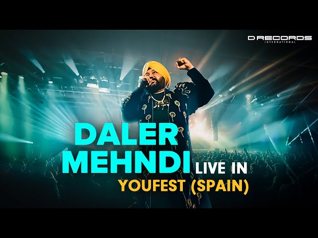 Daler Mehndi  Perfoming Tunak Tunak Tun Live at YOUFEST in Spain