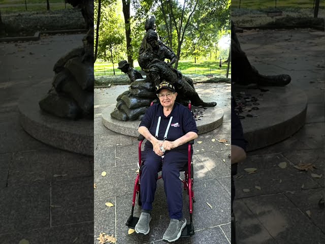 Honoring a Vietnam Veteran at the Vietnam Women’s Memorial 🇺🇸