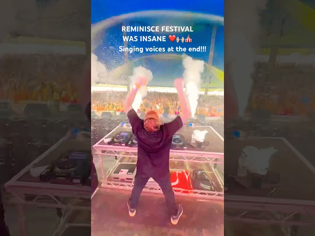 🗣️ Remi brought their singing voices! 🤯  #reminisce #reminiscefestival #andywhitby #lightsgodown